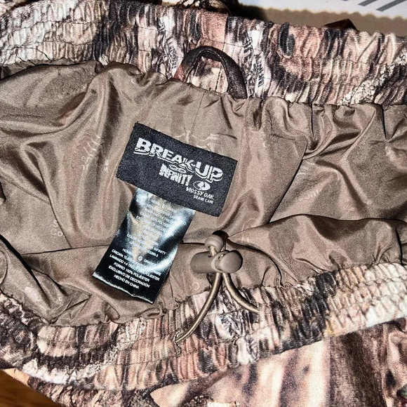 Mossy Oak, L, break up infinity, toggle elastic waist zip wide leg pocketed camo - Picture 7 of 7
